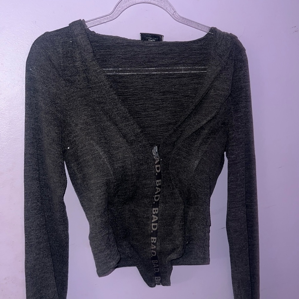 Bad Society Club long Sleeve corset Top only